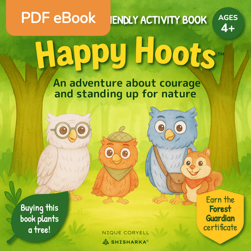 Happy Hoots PDF Activity Book + Plant 1 Tree