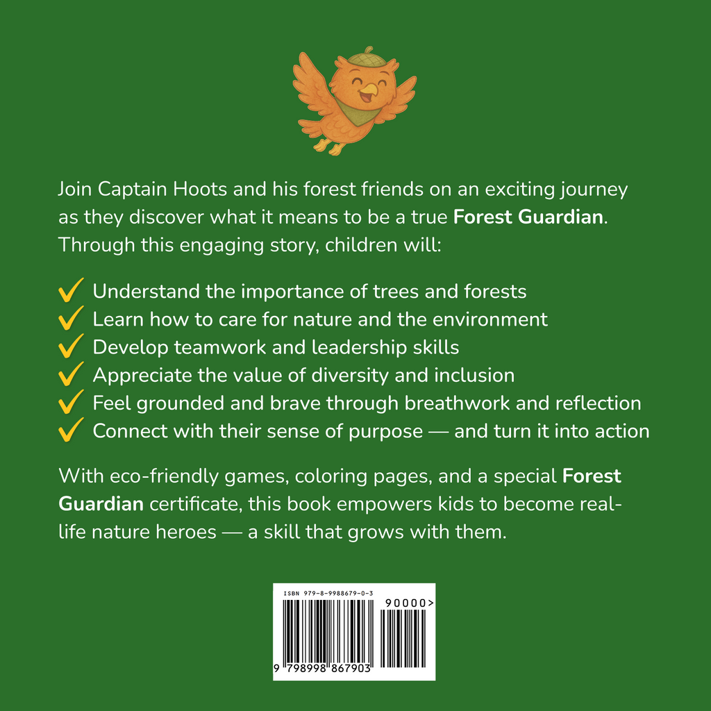 (Paperback Book) Happy Hoots – Story & Coloring Activities + Plants a Tree