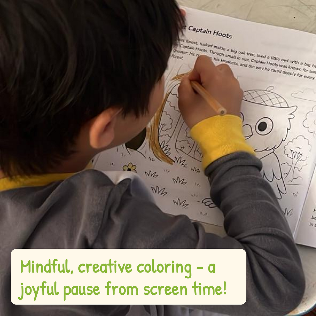 (Paperback Book) Happy Hoots – Story & Coloring Activities + Plants a Tree