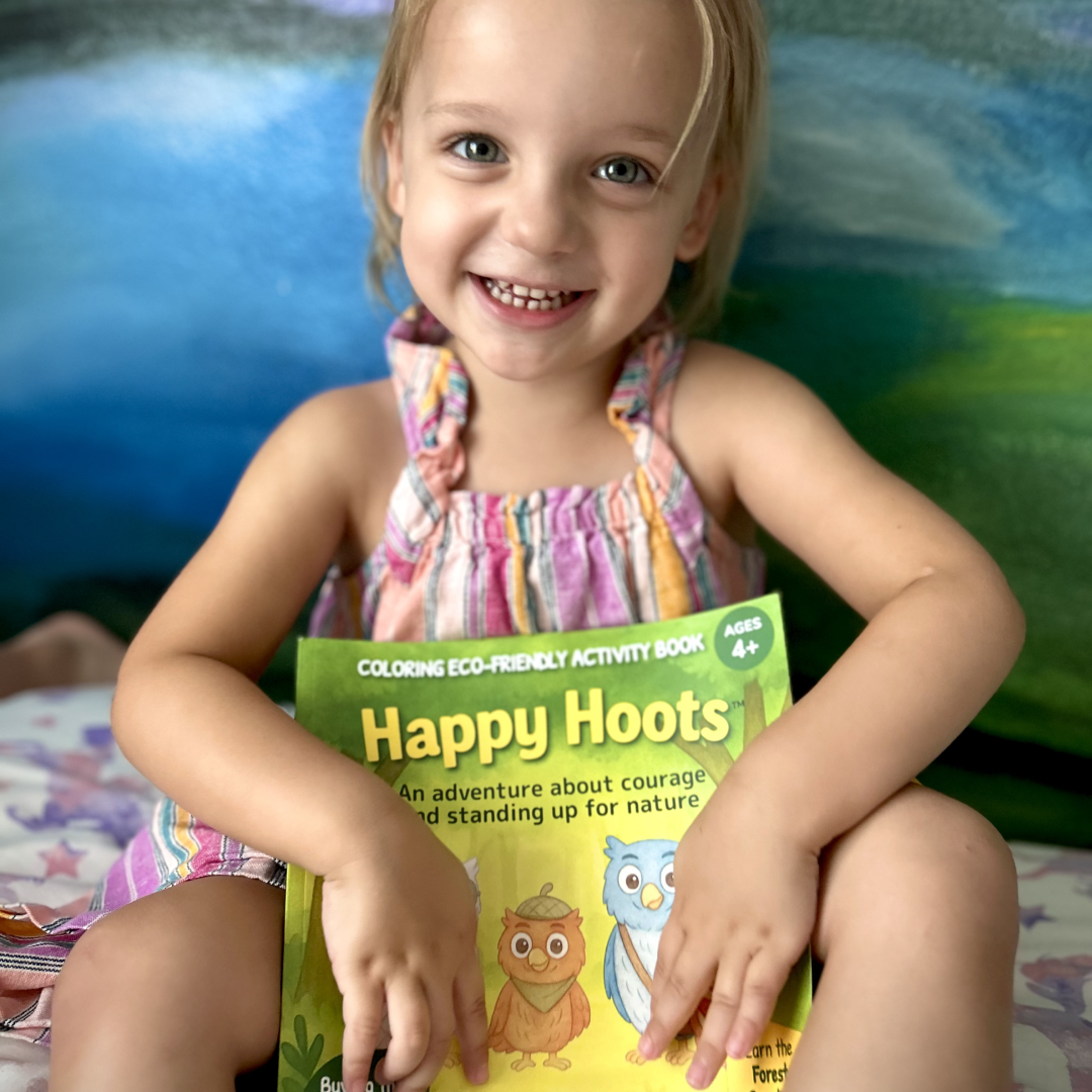 (Paperback Book) Happy Hoots – Story & Coloring Activities + Plants a Tree